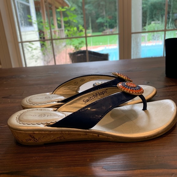 Flip Flops with interchangeable charms - Picture 2 of 2